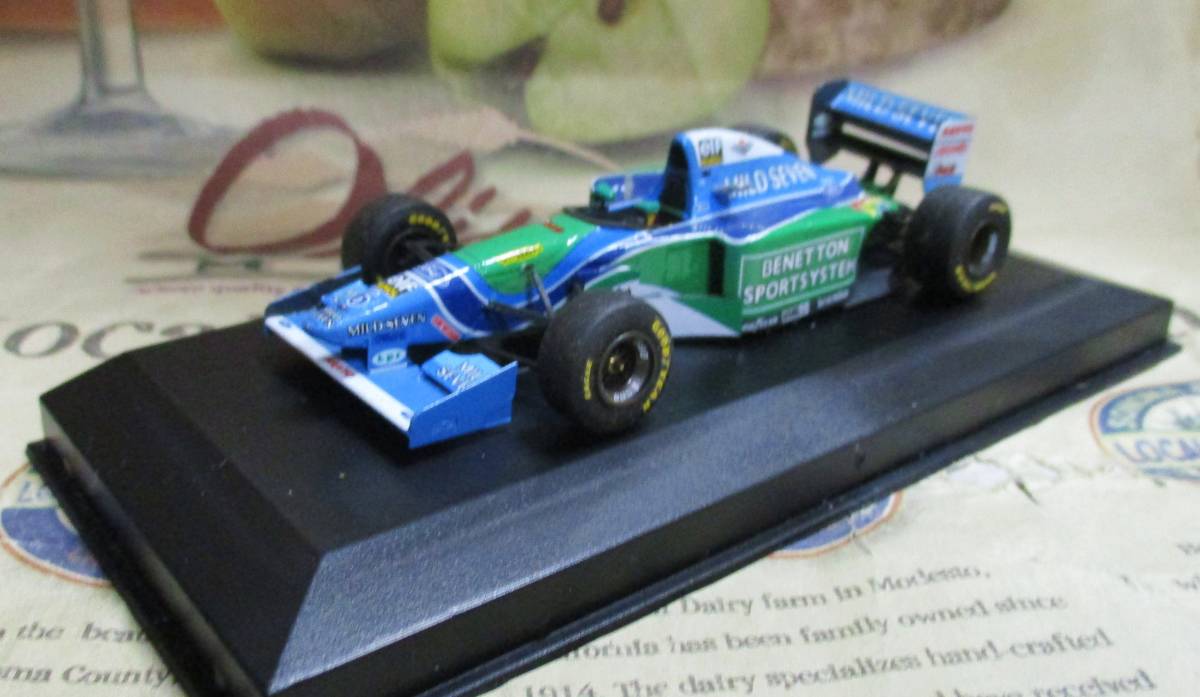 ☆レア絶版★Tameo完成品*1/43*Benetton B194 #6 MILD SEVEN 1994 Spanish GP*J.J. Letho≠BBR,MR_画像1