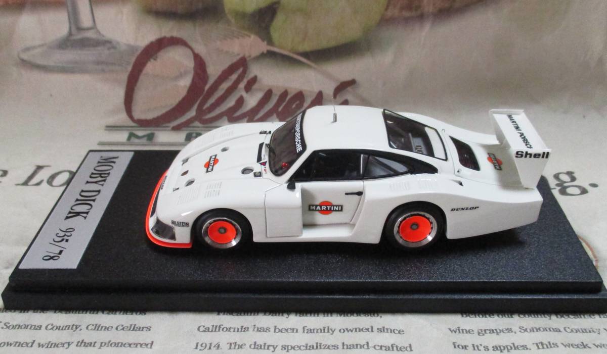 ☆激レア絶版☆MR*1/43*1978 Porsche 935 "Moby Dick" Martini ホワイト*ポルシェ≠BBR_画像5