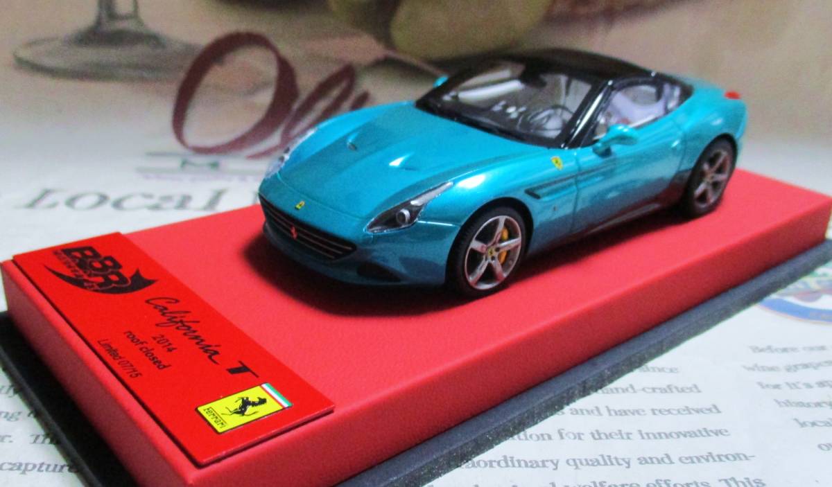 ☆世界15台*BBR*1/43*Ferrari California T Coupe アルテミスグリーン*フェラーリ≠MR