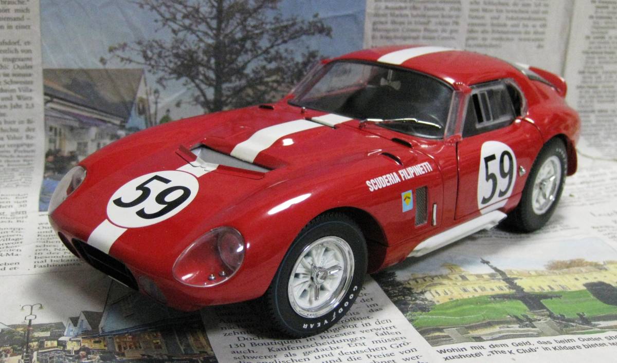 爆売り! *絶版*EXOTO*1/18*1965 Shelby Cobra Daytona Coupe #59 1965