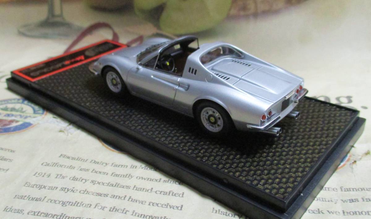 ☆激レア絶版*世界70台☆BBR*1/43*Ferrari Dino 246 GTS Spider 1972 