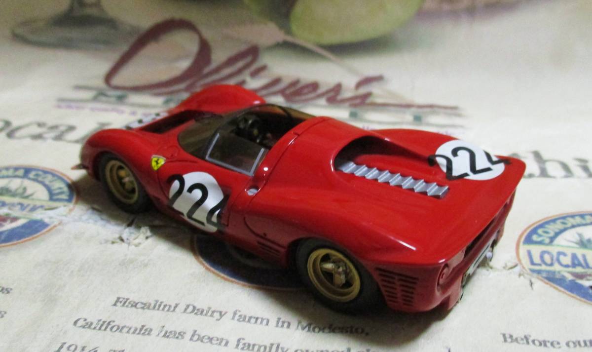 ★激レア絶版★BBR*1/43*Ferrari 330P4 Spyder #224 1967 Targa Florio*フェラーリ≠MR_画像2