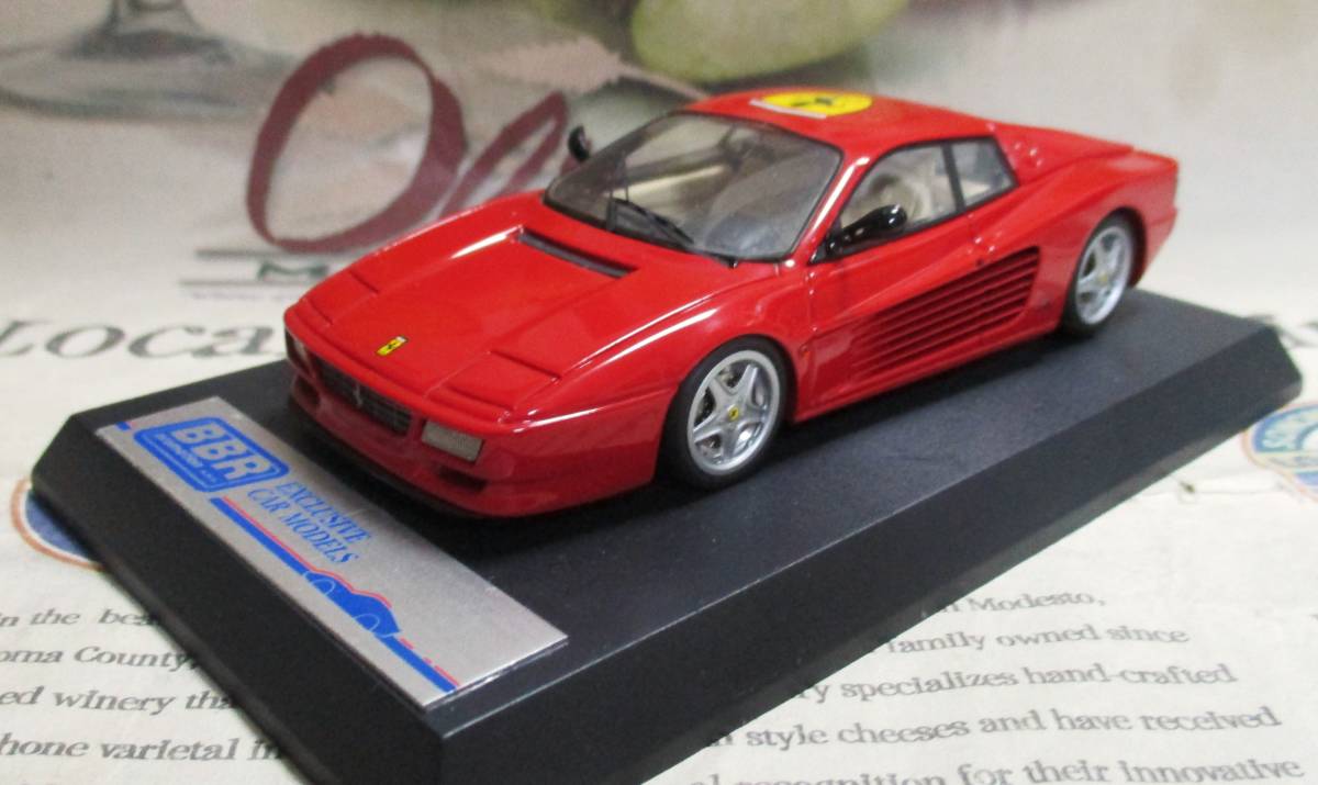 ☆レア絶版*BBR*1/43*1992 Ferrari 512TR レッド*フェラーリ55 ☆レア絶版*BBR*1/43*1992 Ferrari 512TR レッド*フェラーリ55