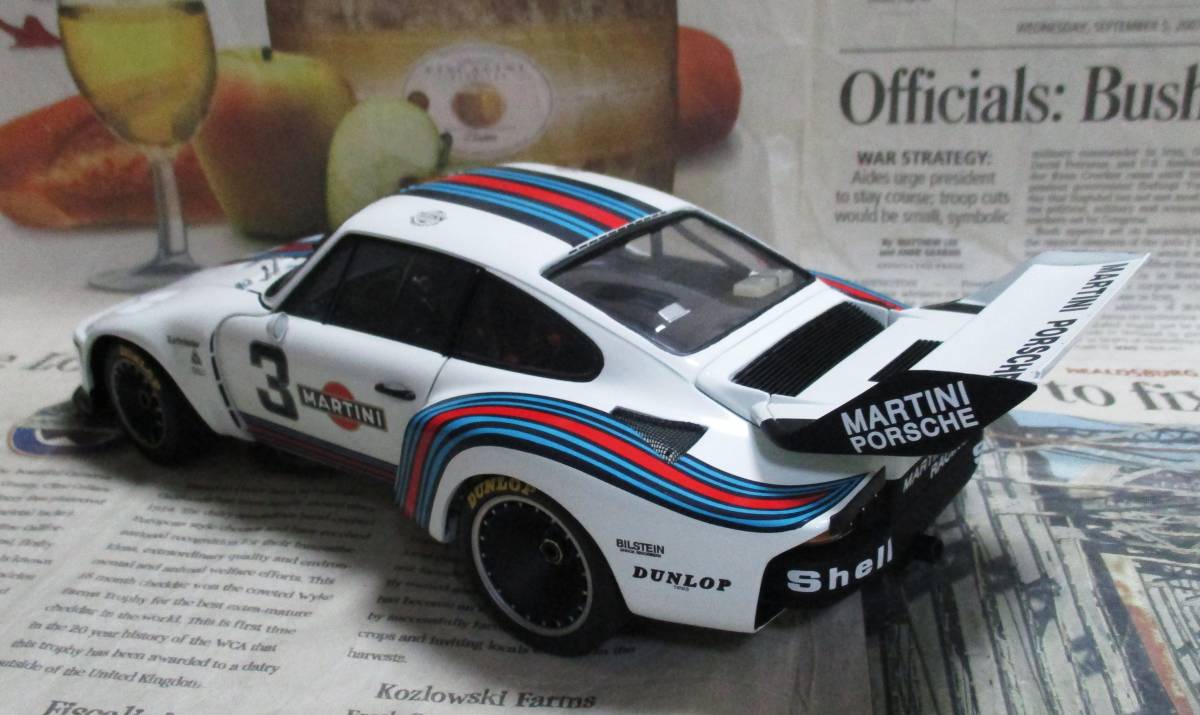 * очень редкий распроданный *EXOTO*1/18*1976 Porsche 935 Turbo #3 Martini 1976 Dijon 6h≠BBR