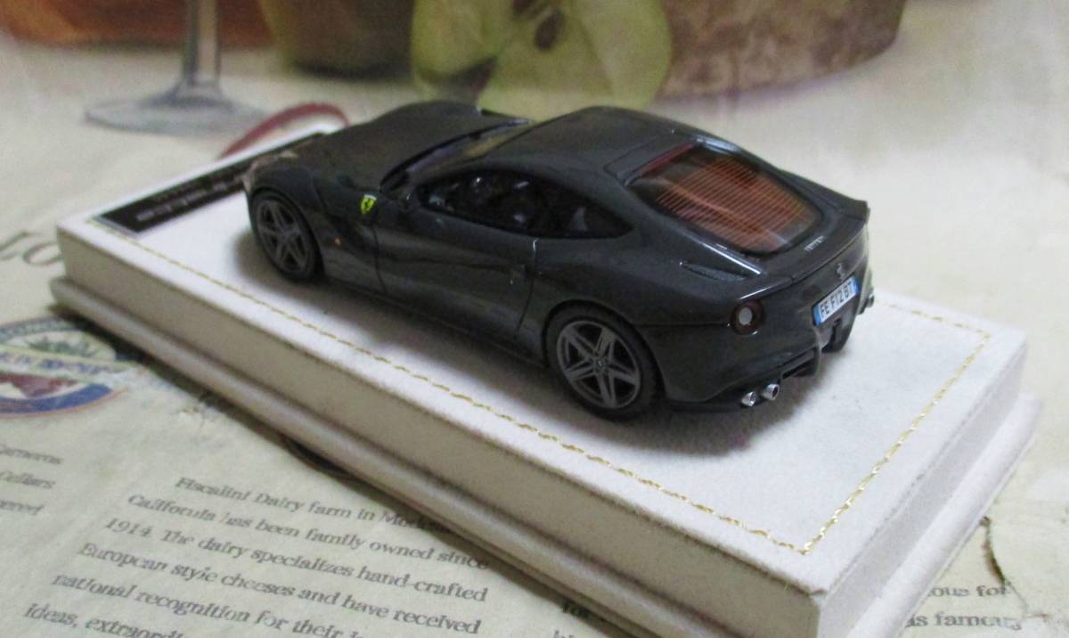 ★激レア絶版*ディーラー限定*MR*1/43*Ferrari F12 Berlinetta ダークグレー*フェラーリ≠BBR_画像2