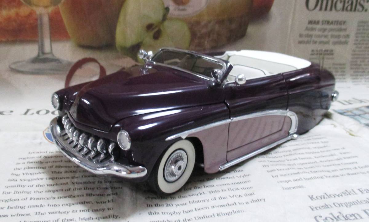 絶版 ダンバリーミント 1/24 1950 Mercury Custom Convertible