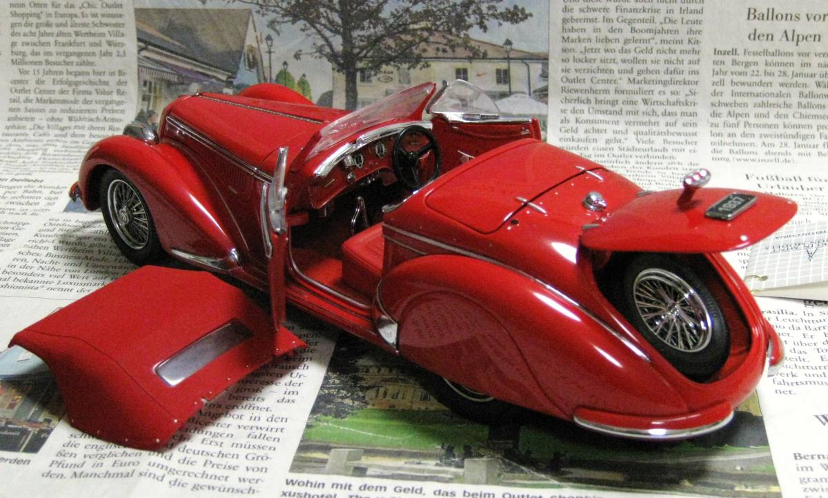 ★激レア絶版☆フランクリンミント*1/24*1937 Alfa Romeo 2900B レッド_画像2