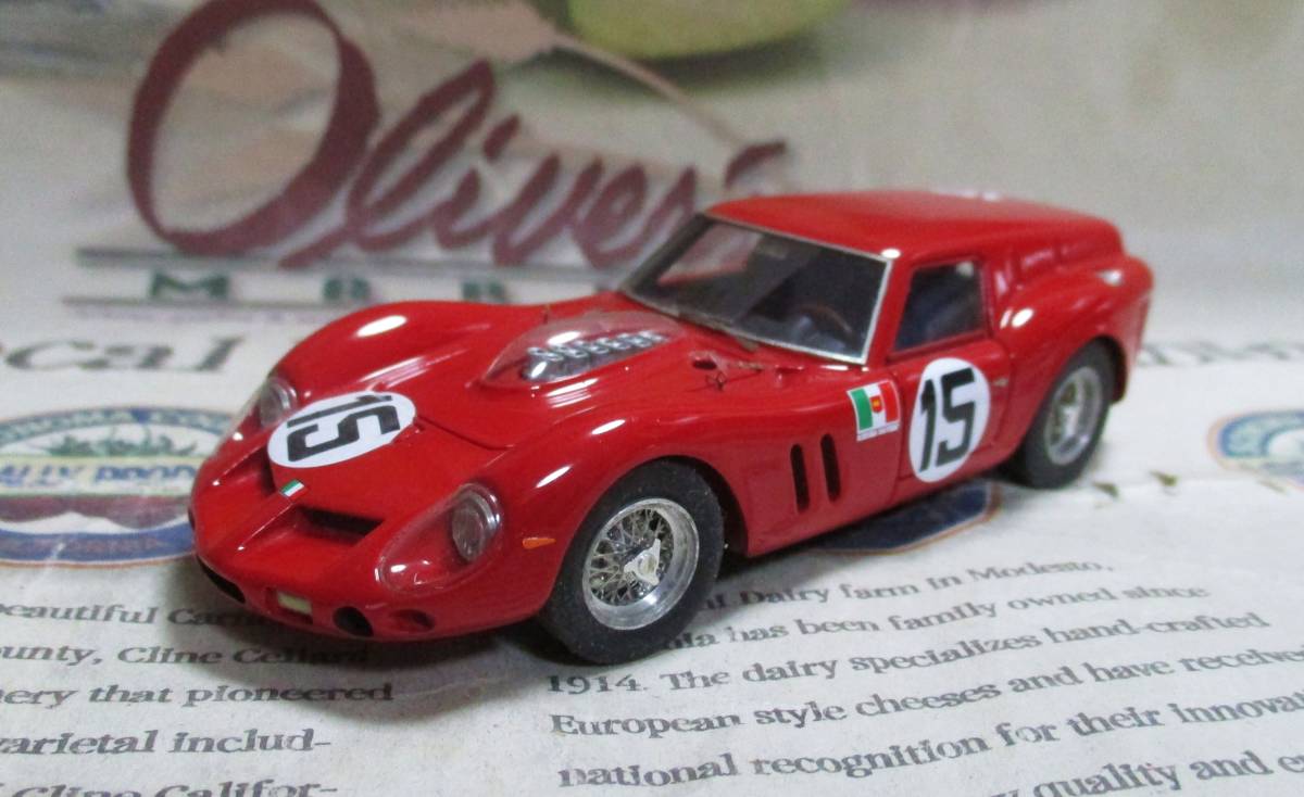 見事な ★激レア絶版*BBR*1/43*Ferrari 250 GT Breadvan #15 1962 Montlhery 1000km de Paris*フェラーリ≠MR BBR