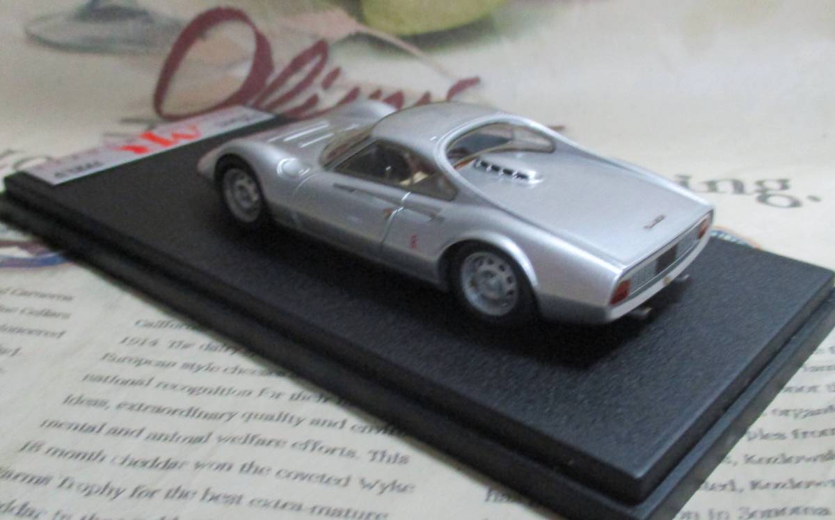 ☆激レア絶版*MR*1/43*Ferrari Dino 206 S Prototype - Paris Show 1966 シルバー≠BBR_画像2