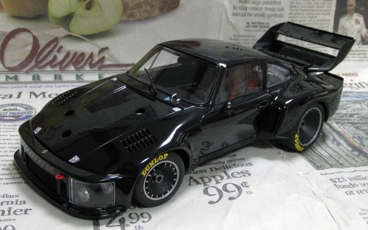 * очень редкий распроданный *EXOTO*1/18*1976 Porsche 935 Turbo Client черный ≠BBR