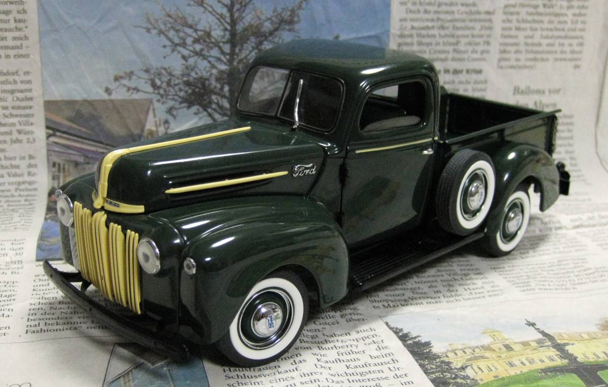 ★激レア絶版*ダンバリーミント*1/24*1942 Ford Half-Ton Pickup グリーン_画像1