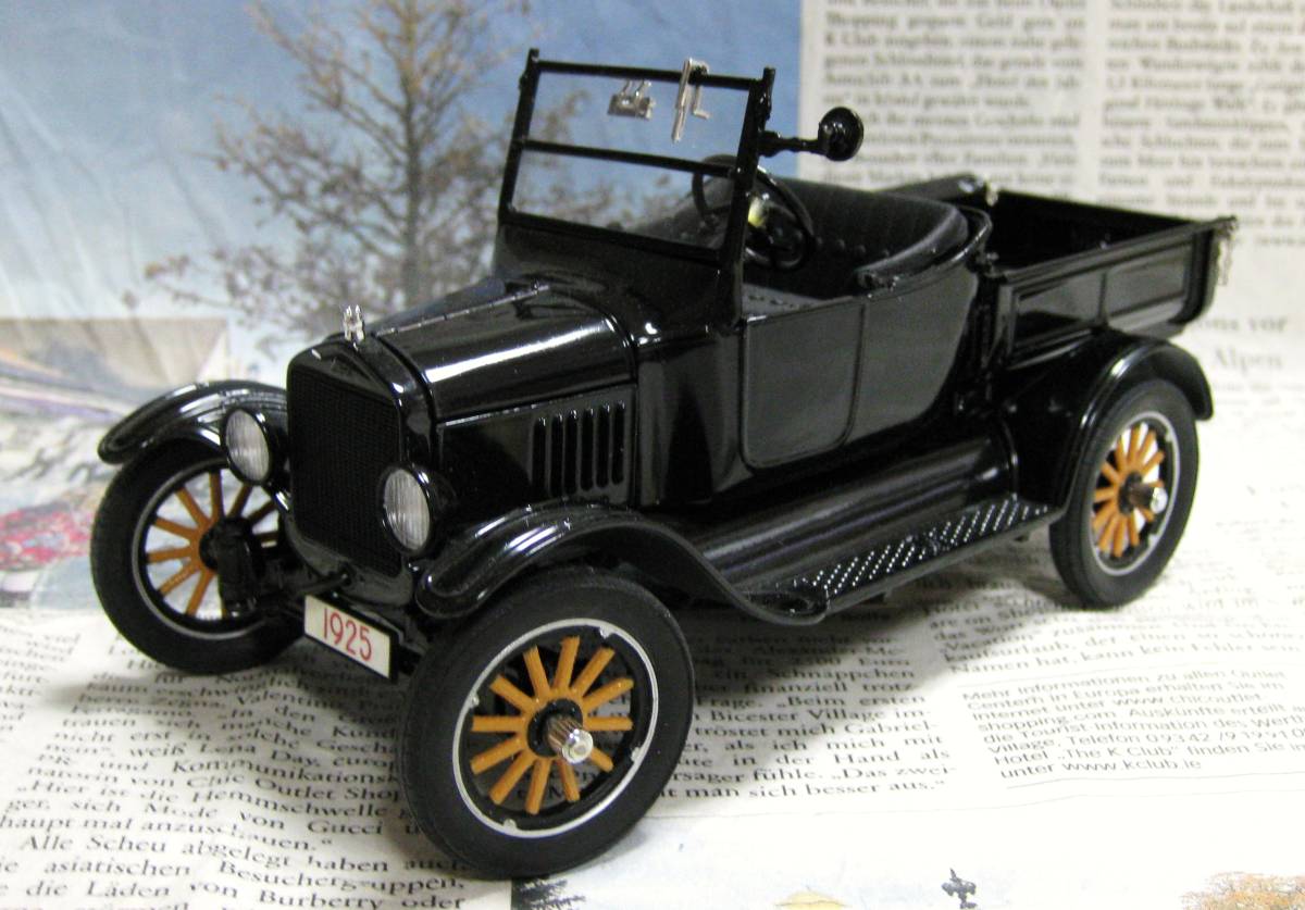 【国際ブランド】 ★絶版*ダンバリーミント*1/24*1925 ブラック Pickup Runabout T Model Ford フランクリン・ミント