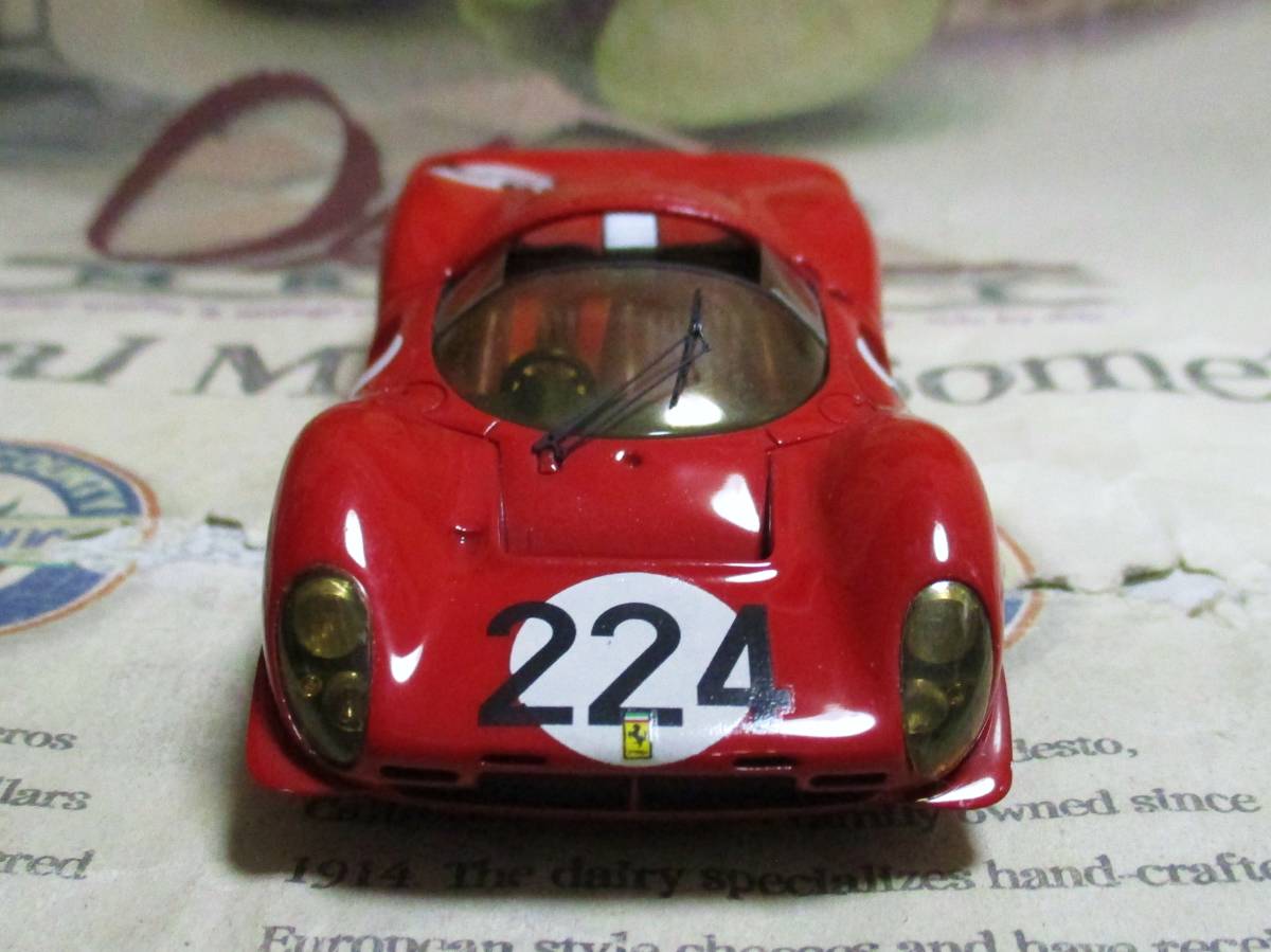 ★激レア絶版★BBR*1/43*Ferrari 330P4 Spyder #224 1967 Targa Florio*フェラーリ≠MR_画像3