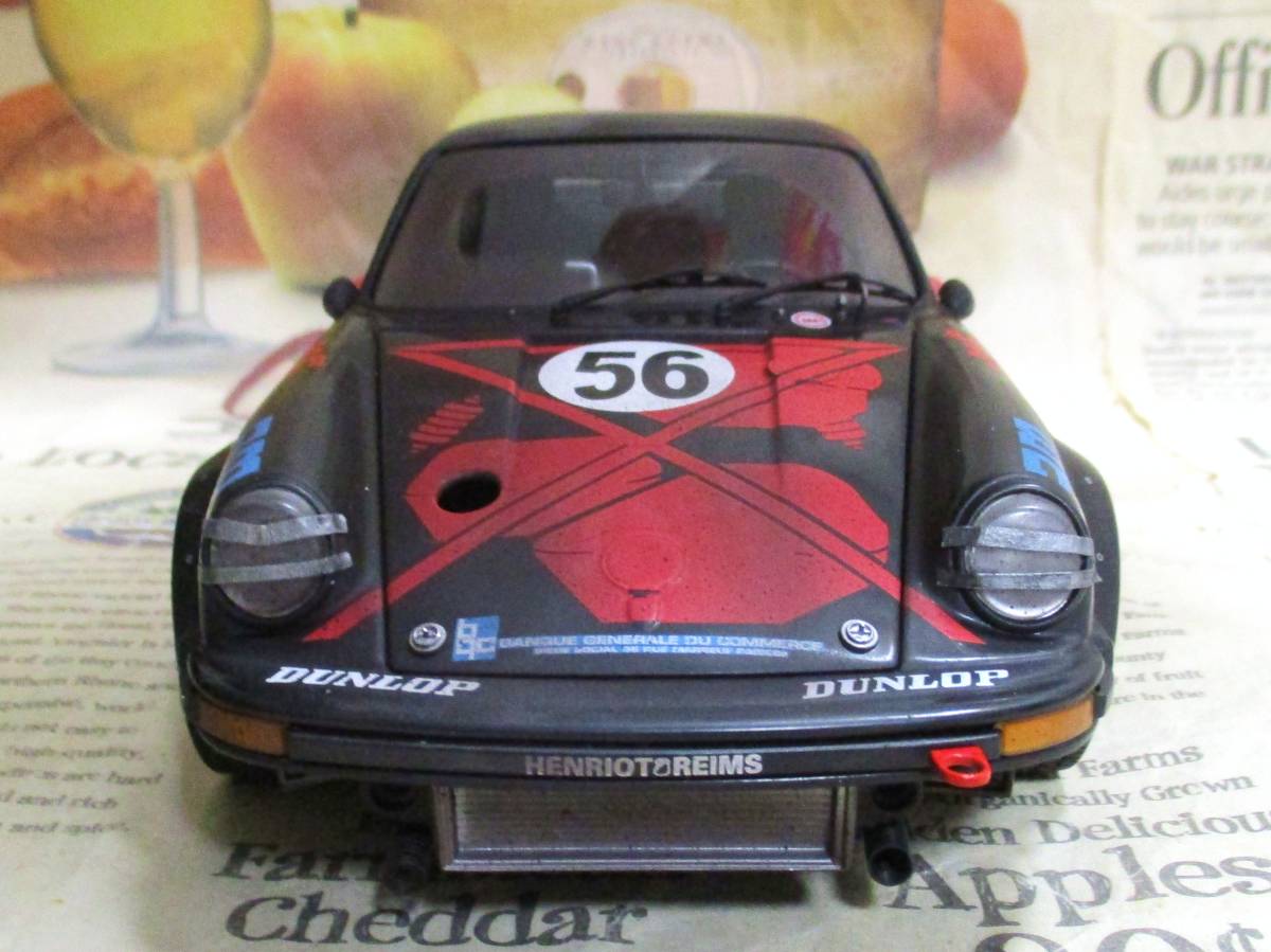 * очень редкий распроданный *EXOTO*1/18*1977 Porsche 934 RSR #56 JSM X-Ray - Finish Line Excess* гонки после окончания 