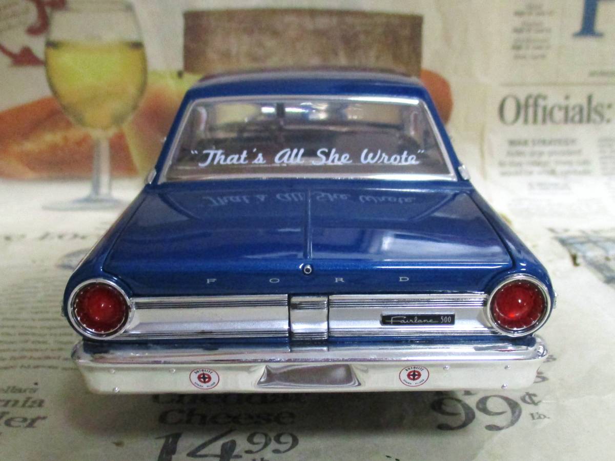 ★激レア絶版*世界250台*GMP/ACME*1/18*1964 Ford Thunderbolt Georgia Shaker ブルーメタリック_画像4