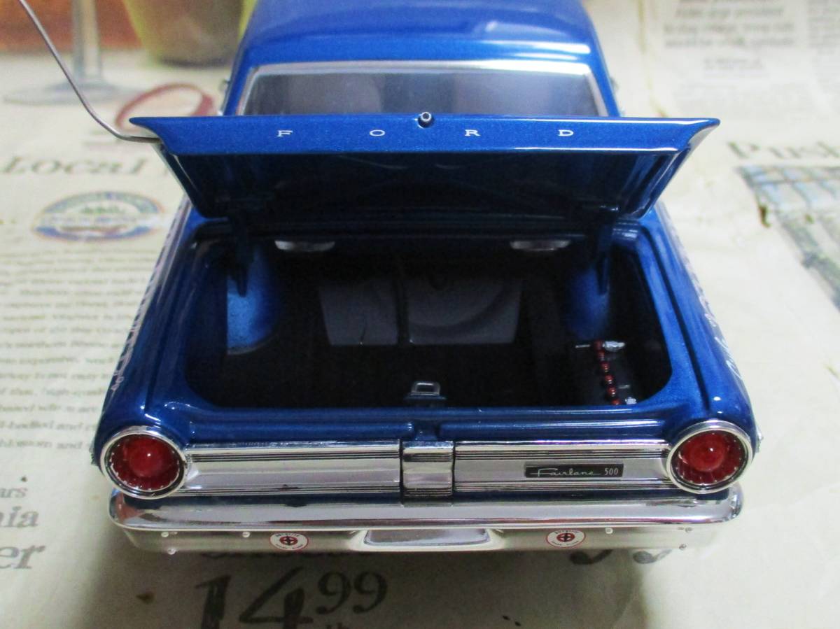 ★激レア絶版*世界250台*GMP/ACME*1/18*1964 Ford Thunderbolt Georgia Shaker ブルーメタリック_画像8