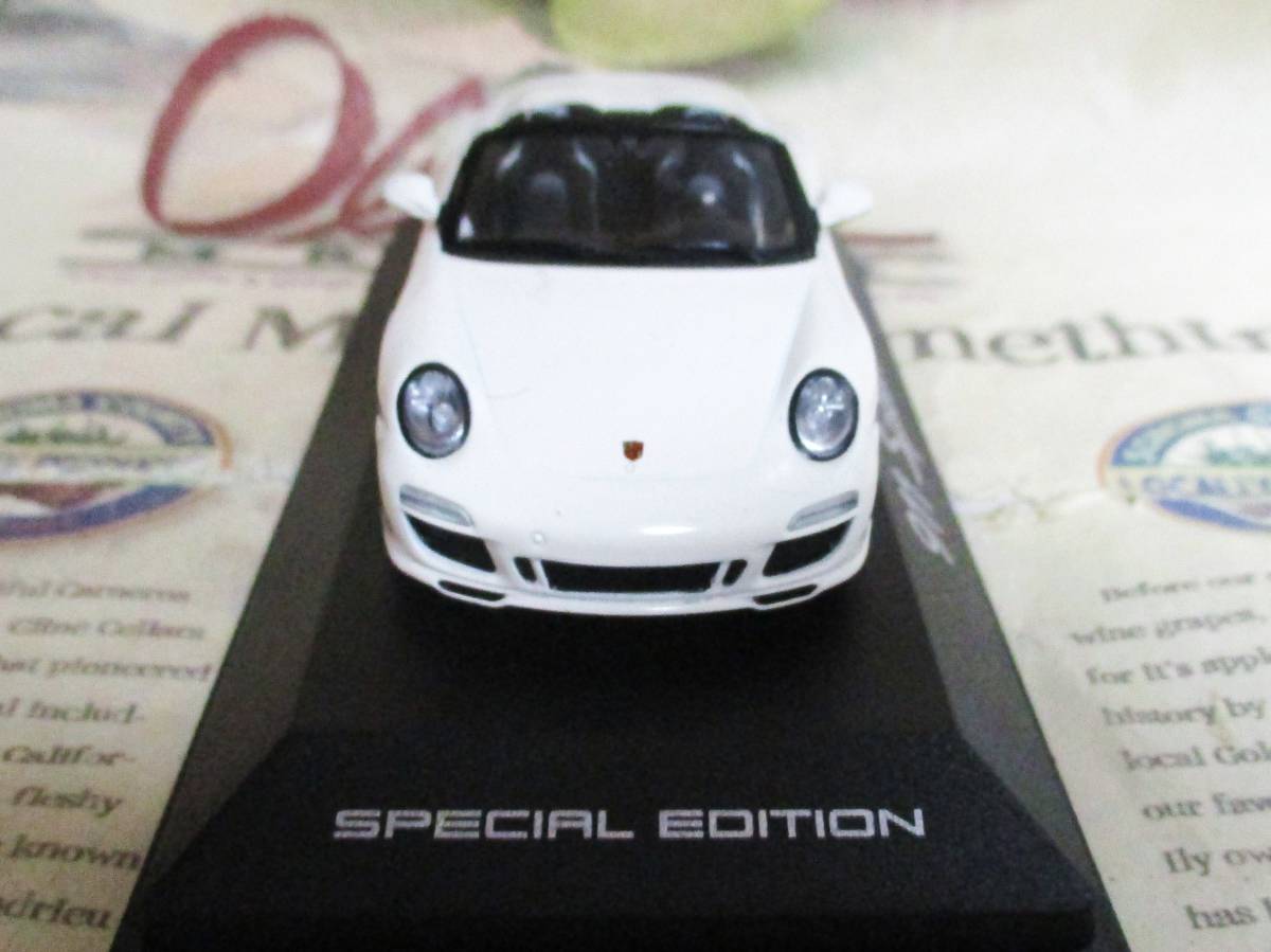 ☆激レア絶版☆ディーラー限定*Minichamps PMA*1/43*Porsche 911 Speedster 2010 ホワイト_画像3