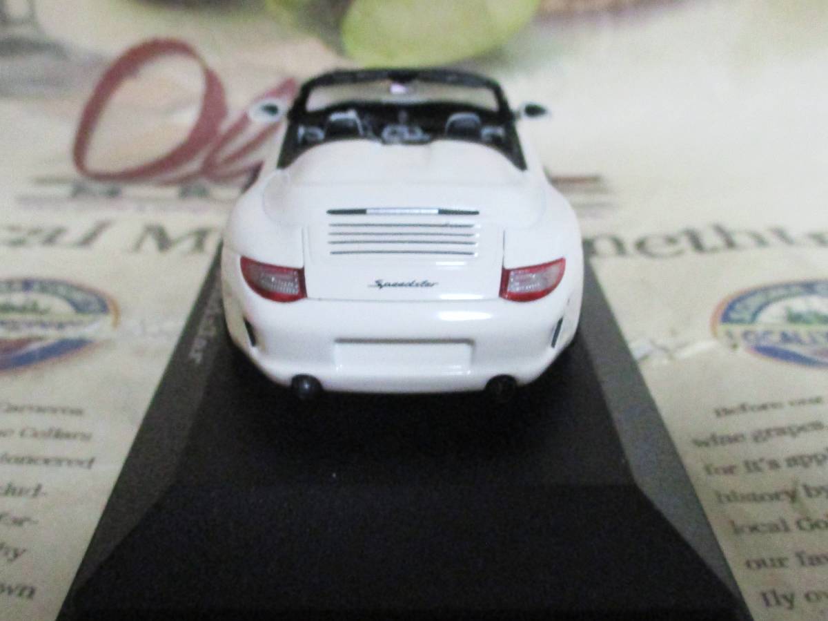☆激レア絶版☆ディーラー限定*Minichamps PMA*1/43*Porsche 911 Speedster 2010 ホワイト_画像4