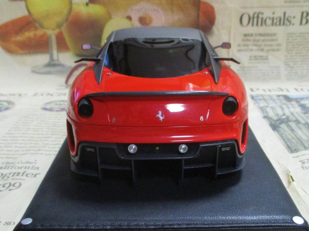 ★レア絶版★世界399台*MR*1/18*2009 Ferrari 599XX #3 F1レッド≠BBR_画像4