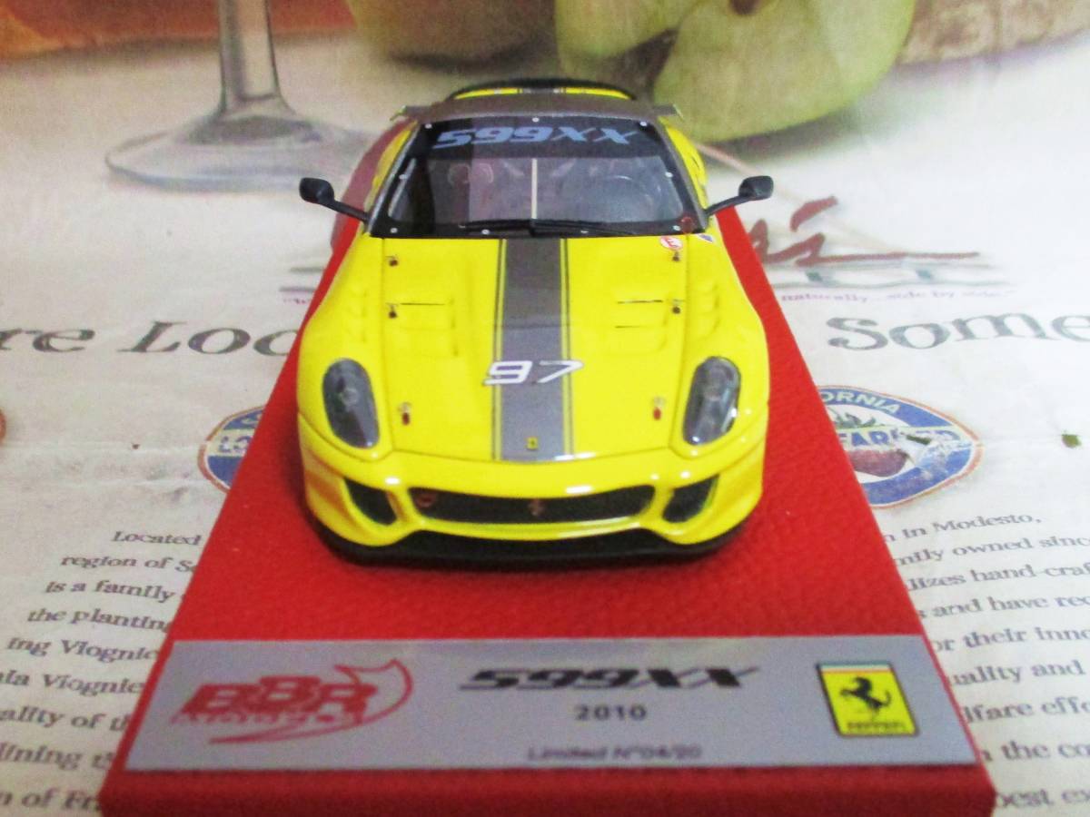 86％以上節約 絶版 世界20台 BBR 1 43 2012 Ferrari 599XX #97