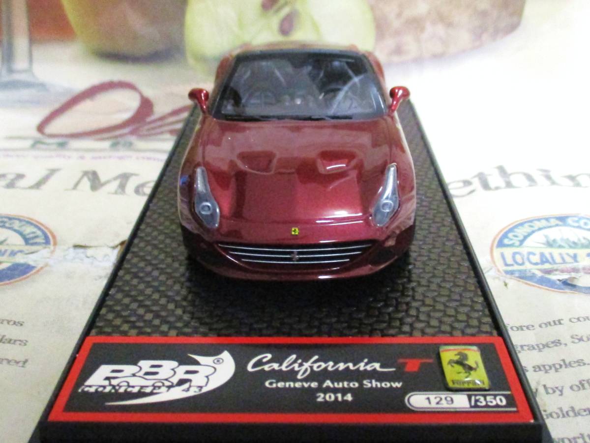 ★絶版★世界350台*BBR*1/18*Ferrari California T - Geneve Auto Show 2014 ロッソカリフォルニア*フェラーリ≠MR_画像3