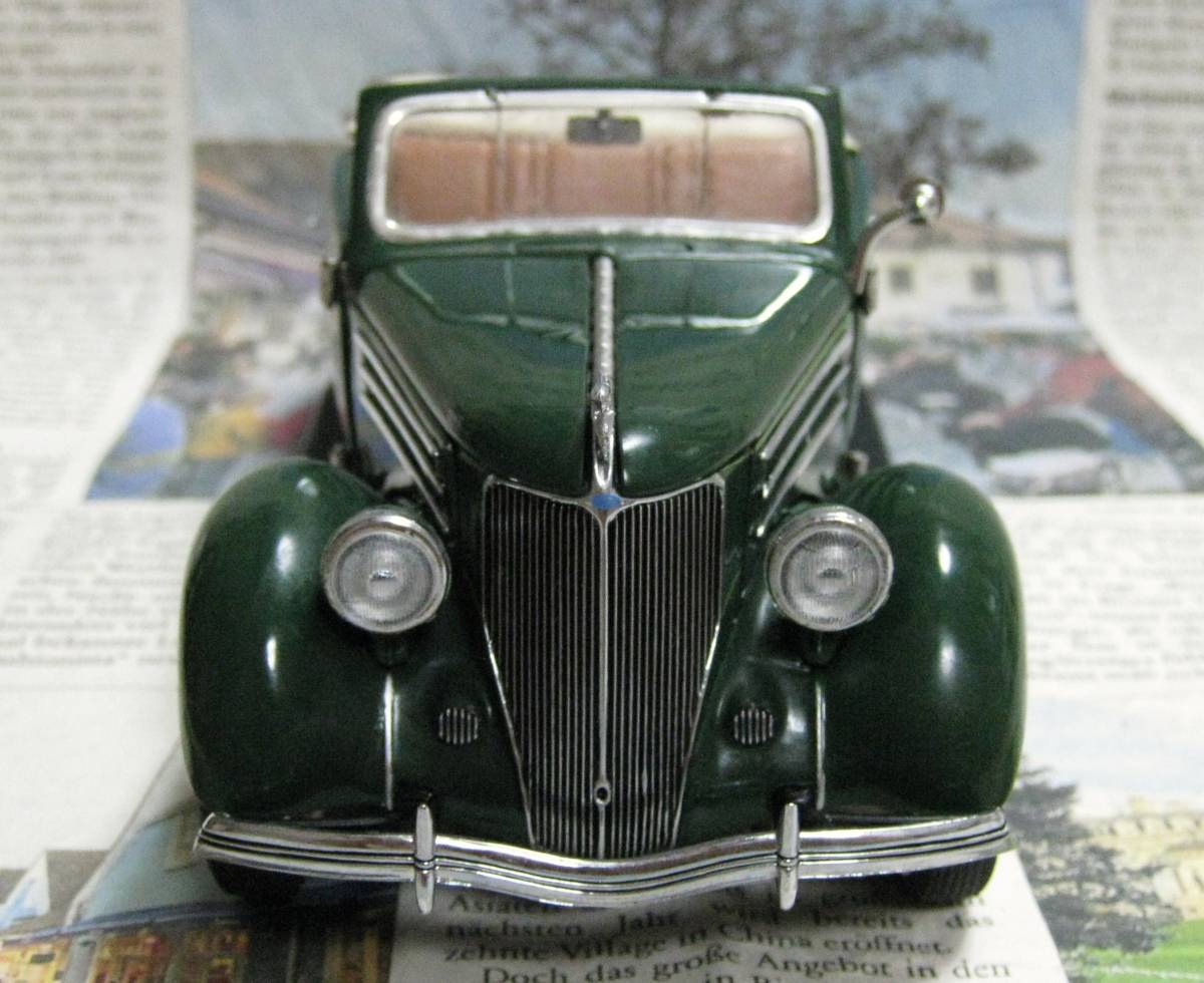 ☆絶版☆フランクリンミント*1/24*1936 Ford Deluxe Cabriolet グリーン_画像3
