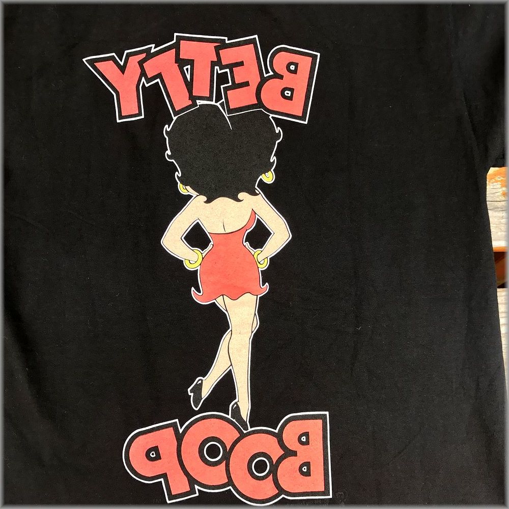 ☆BETTY BOOP 美品 90s 00s Tシャツ size M ブラック 1996 USA製生地