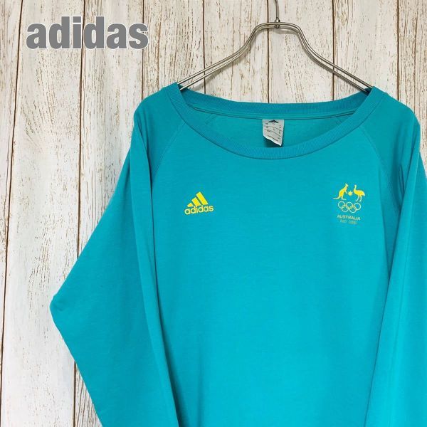 【レア！】adidas アディダス リオデジャネイロ 五輪 リオオリンピック オーストラリア ユニフォーム ウェア カットソー 長袖　XOTサイズ_画像1