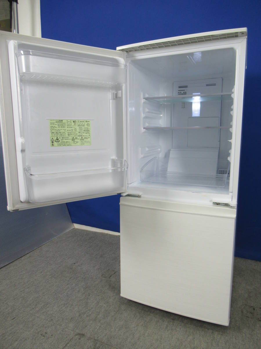 します ヤフオク! シャープ 137L 2ドア冷凍冷蔵庫 S - 送料無料 美 