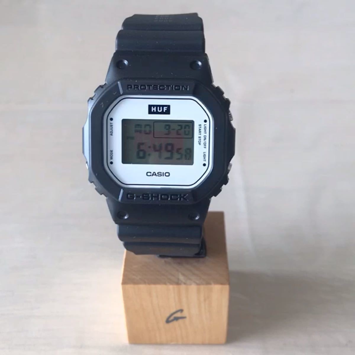 【新品未使用】G-SHOCK DW-5600HUF-1 HUFコラボ 超貴重 レアモデル CASIO Gショック ハフコラボ