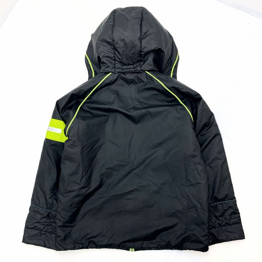  Umbro UMBRO Kids черный нейлон жакет Grand пальто капот f-ti150cm детский футбол футзал!#AC139