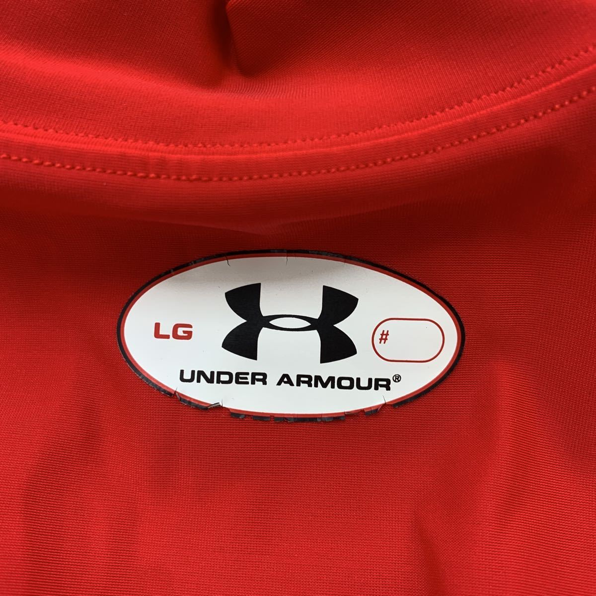 アンダーアーマー UNDER ARMOUR 着圧 コンプレッション タンクトップ レッド LGサイズ 細身 キレイめ スポーツアイテム■EF95の画像5