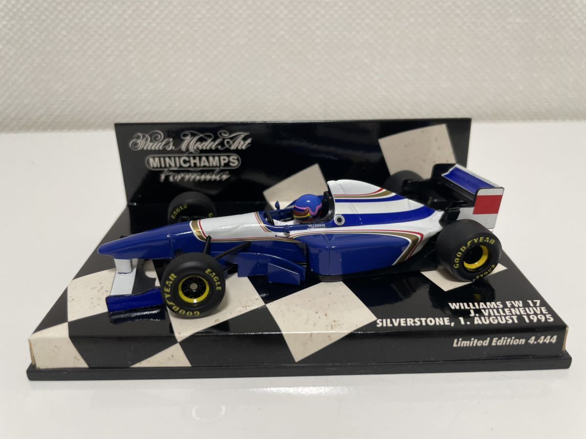 1/43 ミニチャンプス ウィリアムズ FW17 ビルヌーブ テストカー_画像1