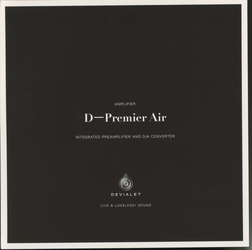 DEVIALET D-Premier Airのカタログ デビアレ 管5999 product details