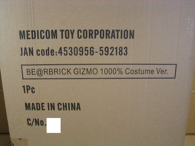 BE@RBRICK GIZMO 1000％ Costume MEDICOM TOY ベアブリック ☆新品～未