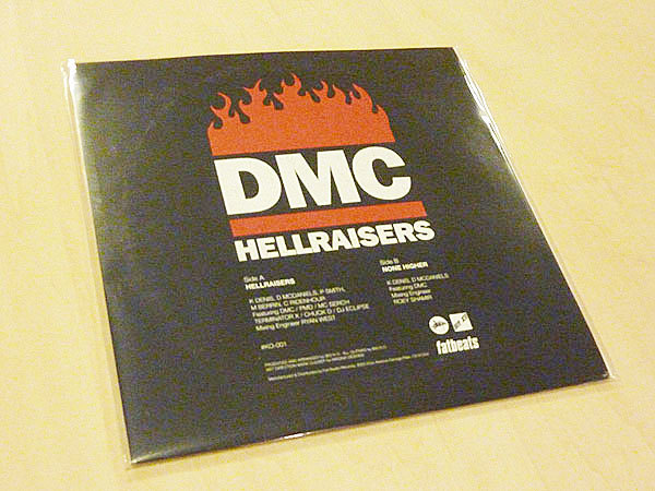 DMC Hell Raisers限定クリア7インチ未使用Run DMC EPMD MC Serch 3rd Bass Chuck D Public Enemy Terminator X DJ Eclipse Non Phixionの画像3