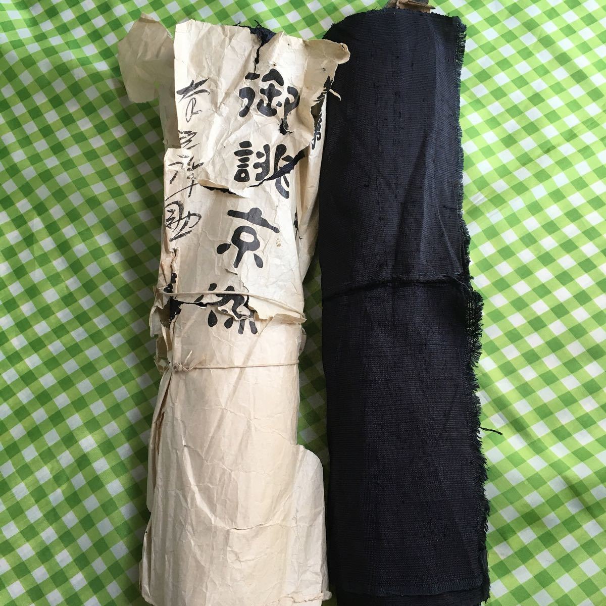 絹　手織り　反物　ハンドメイド  リメイク