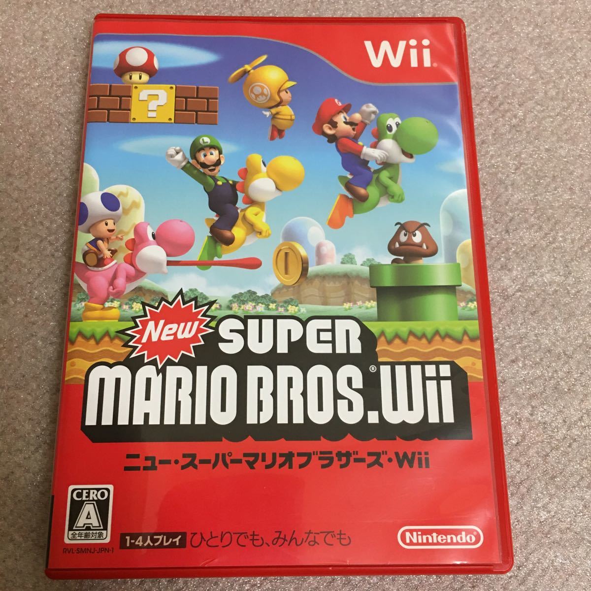 Wiiソフト NewスーパーマリオブラザーズWii