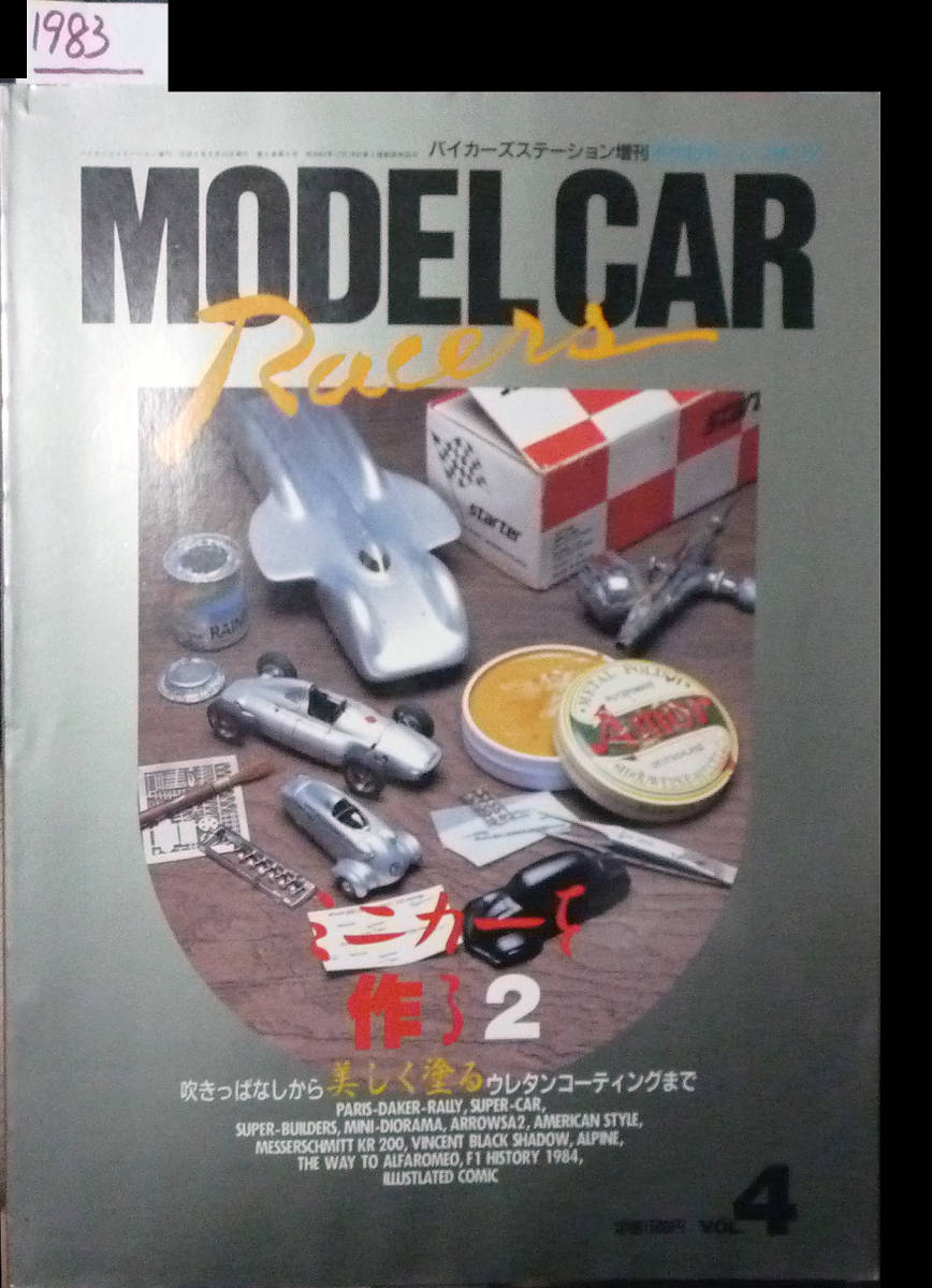 ●MODEL CAR バイカーズステーション増刊　1983年_画像1