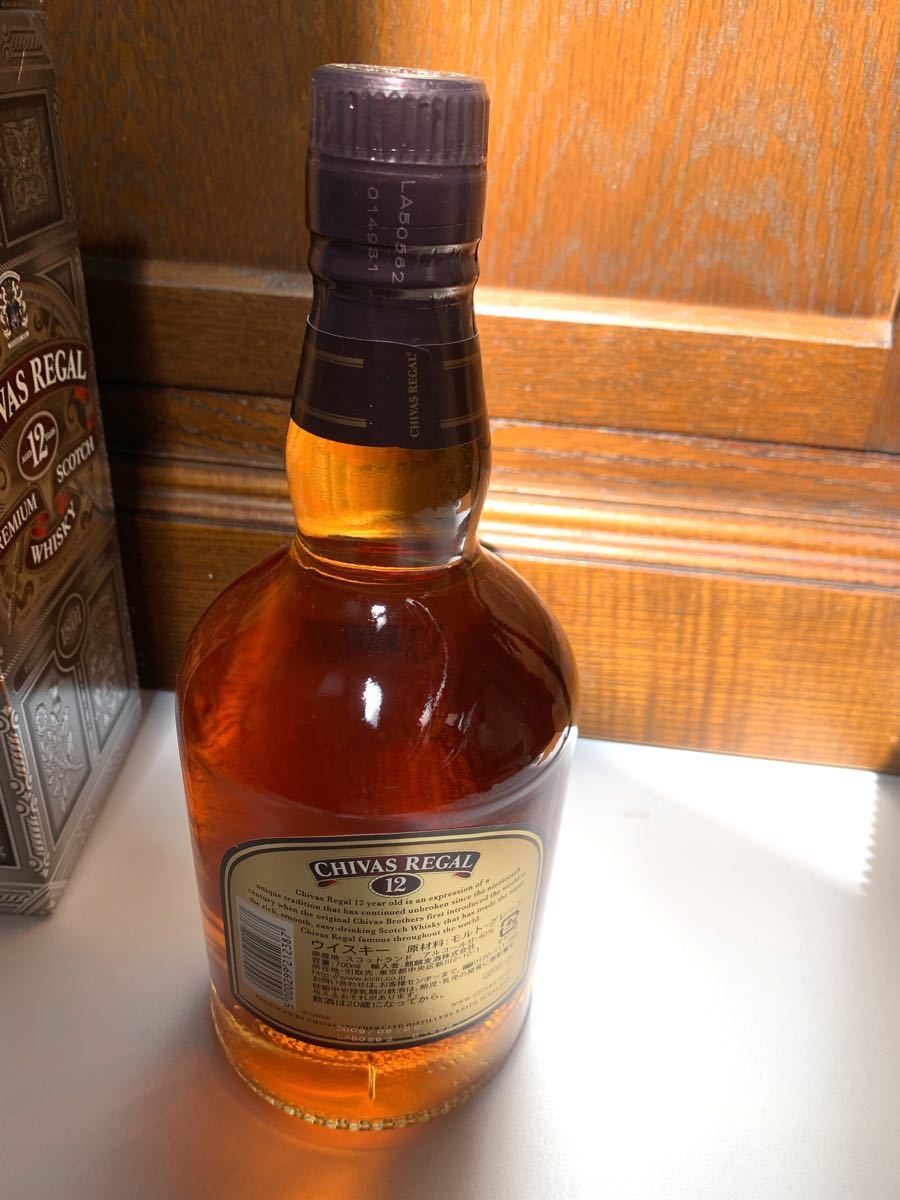 シーバスリーガル12年 箱付き スコッチウイスキー 古酒 WHISKY 一本　