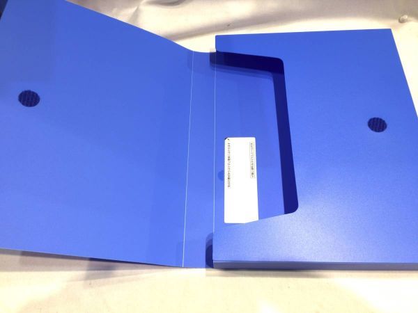 ■4145■蓋付きボックスファイル 14冊セット ブルー A4サイズ 1cm 2cm 3cm 事務用品 ファイリング._画像5