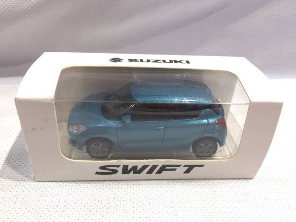 ■5405■非売品・未使用■SUZUKI SWIFT プルバックカー ブルー スズキ スイフト ミニカー_画像1