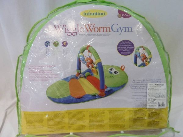 ■Q40■ウィグルワームジム Wiggle Worm Gym infantino 赤ちゃん ベビー 知育玩具 マット_画像4