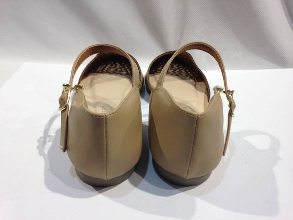 #Z596# unused * postage included #IMAGE Image size L beige bare- shoes ( inspection ) pumps mules shoes Loafer lady's 