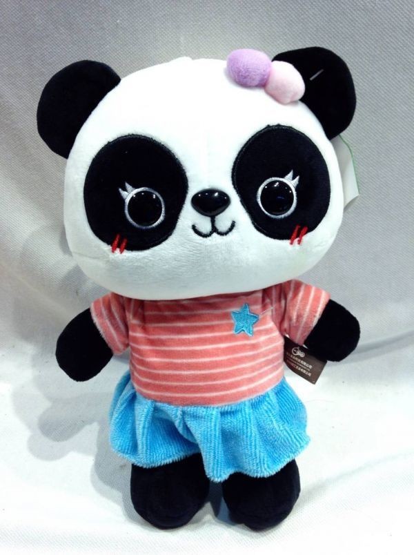 ■2925■美品・送料込■パンダ 熊猫 ぬいぐるみ 玩具 おもちゃ 人形 キャラクター_画像1