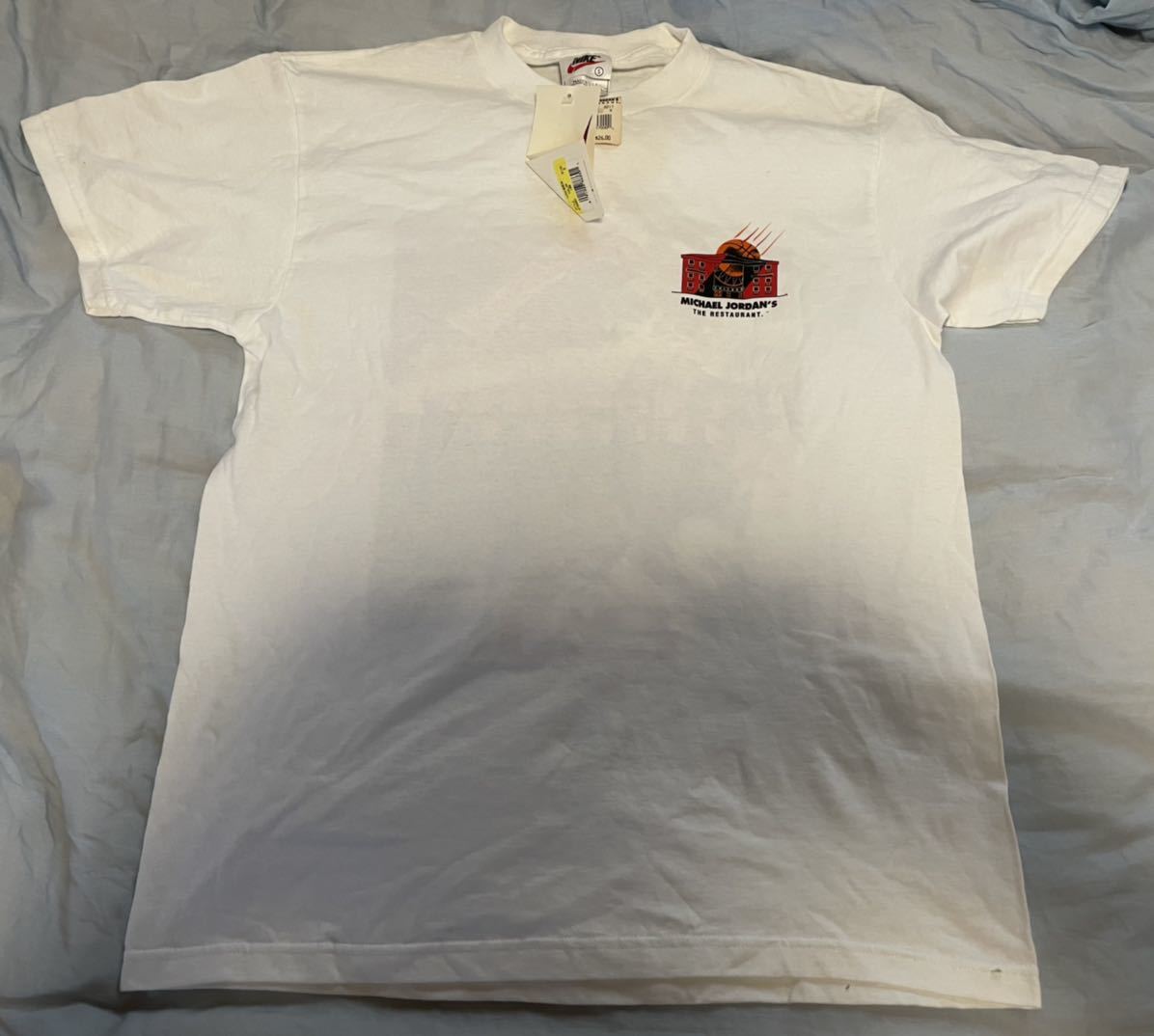 Michael Jordan's The Restaurant T-shirt マイケルジョーダンレストラン Tシャツ Sサイズ アメリカ製ナイキ  タグ付き 未使用品 当時物