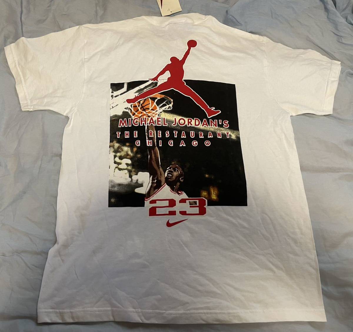 Michael Jordan's The Restaurant T-shirt マイケルジョーダンレストラン Tシャツ Sサイズ アメリカ製ナイキ  タグ付き 未使用品 当時物