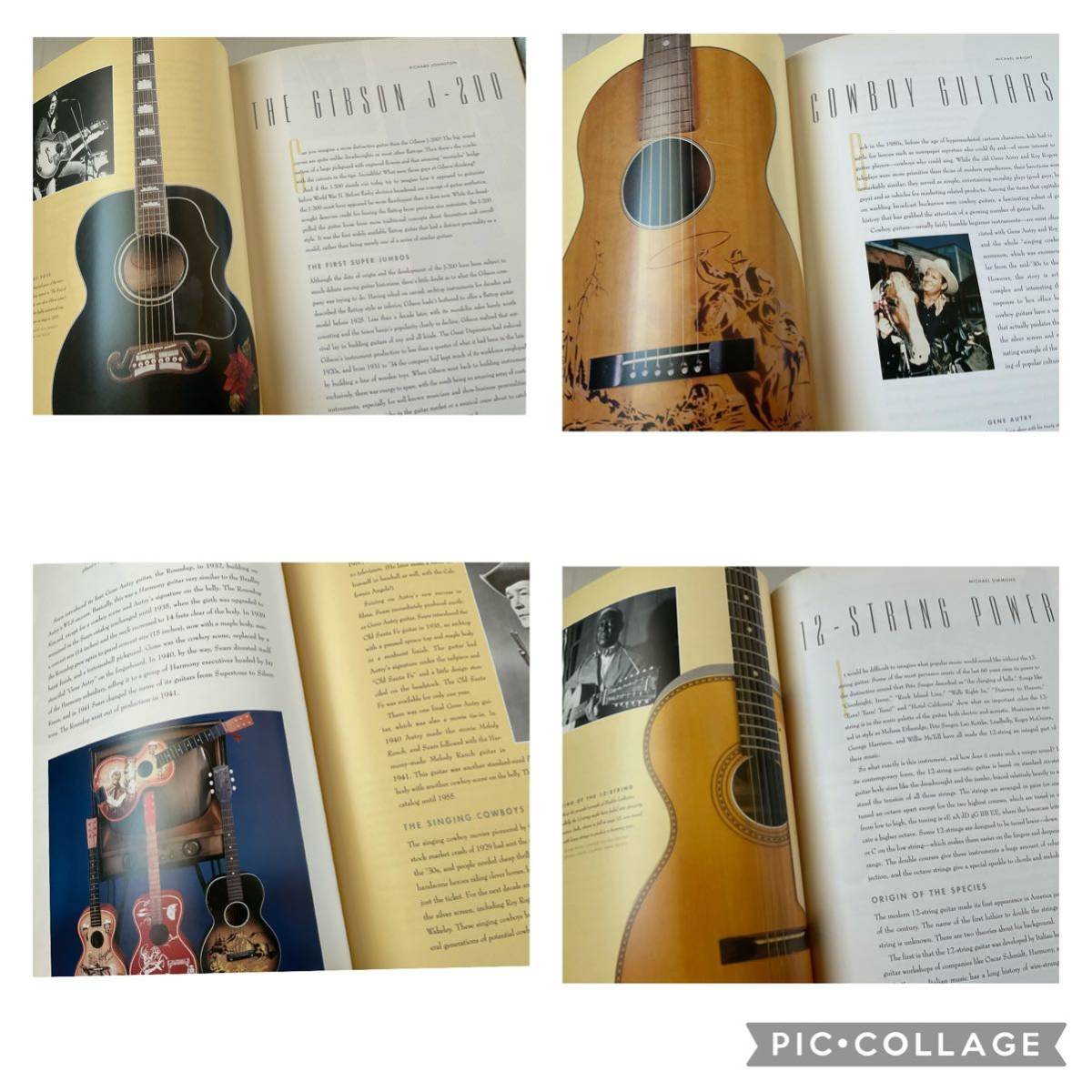 VINTAGE GUITARS. The Instruments The Players The Music. 洋書 2001年刊 アコギ j-200 D45 12弦 カウボーイ リゾネーター ワイゼンボーン