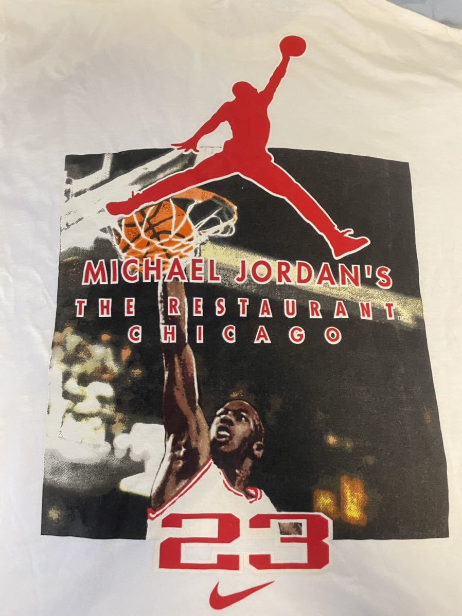 Michael Jordan's The Restaurant T-shirt マイケルジョーダンレストラン Tシャツ Sサイズ アメリカ製ナイキ  タグ付き 未使用品 当時物