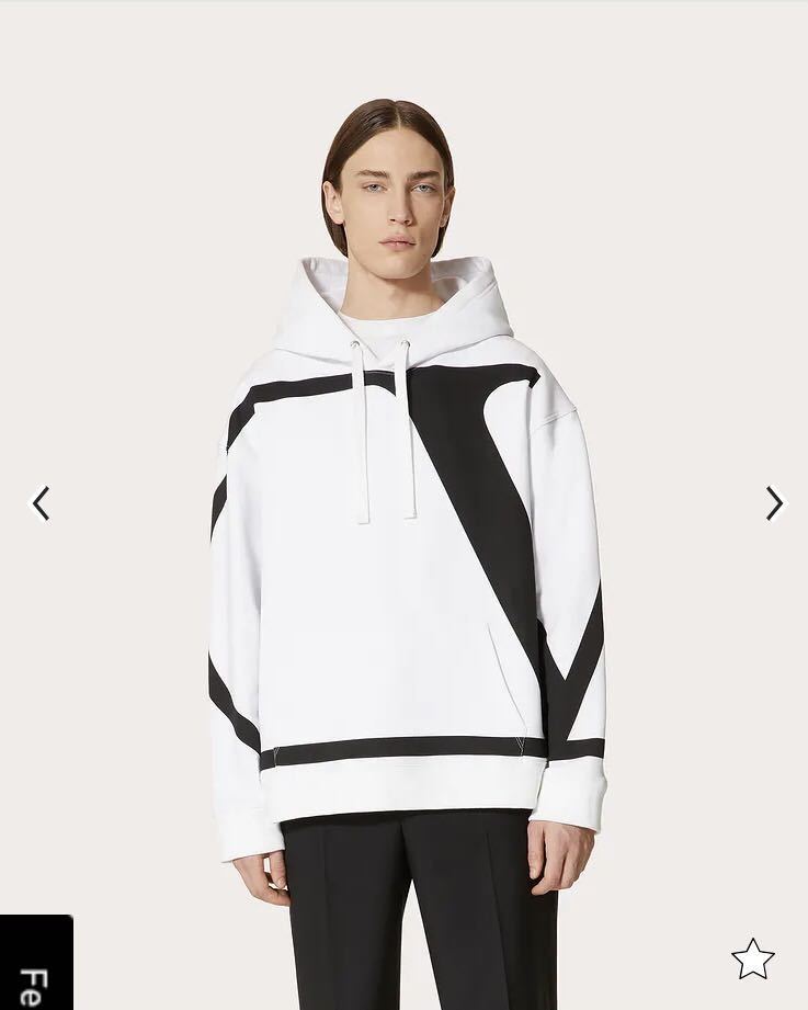 【VALENTINO】VLOGO プリントコットン スウェットシャツ 21AW新品】【VALENTINO/ヴァレンティノ】VLOGO シグネチャー